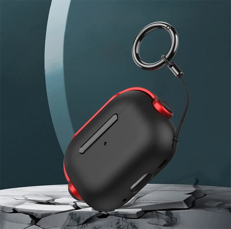 Cover For Airpods Pro 1st 2nd generation TPU Case With Keychain Wireless Earphone Protective Case For Air Pods 3 2 1 Accessories