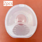 Silicone Mother's Milk Collector With Scale Wearable Anti Spill Breast Pads Nipple Pain Protector Maternity Breastfeeding