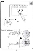 D-MOUNT D90 metal alumin 2-10KG 13"-32" monitor desktop stand mount gas spring arm full motion rotate clamp 0-60mm grommet