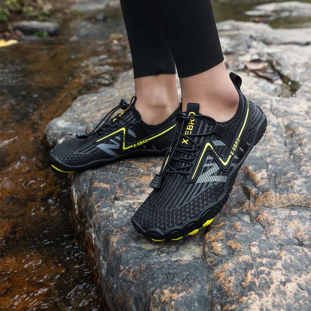 Oiaano Barefoot Man Black Shoes Woman Water Mesh Minimalist Sneakers Sport Aqua Beach Soft Sole Light Breathable Outdoor Hikking