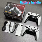 New 4K TV Game Stick M15 ultra 64G 128G Handheld Game Player 2.4G Dual Wireless Controller 50000+ Games Family Game Player