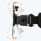 Universal Single Monitor Bracket Up To 32 Inches And 19.8 Lbs Per Screen Computer Desk Mount Stand Adjustable Computer Bracket