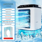 2026  Ultrasonic Mini Air Conditioner 3-Speed Portable Cooler with Colorful Light Humidifier