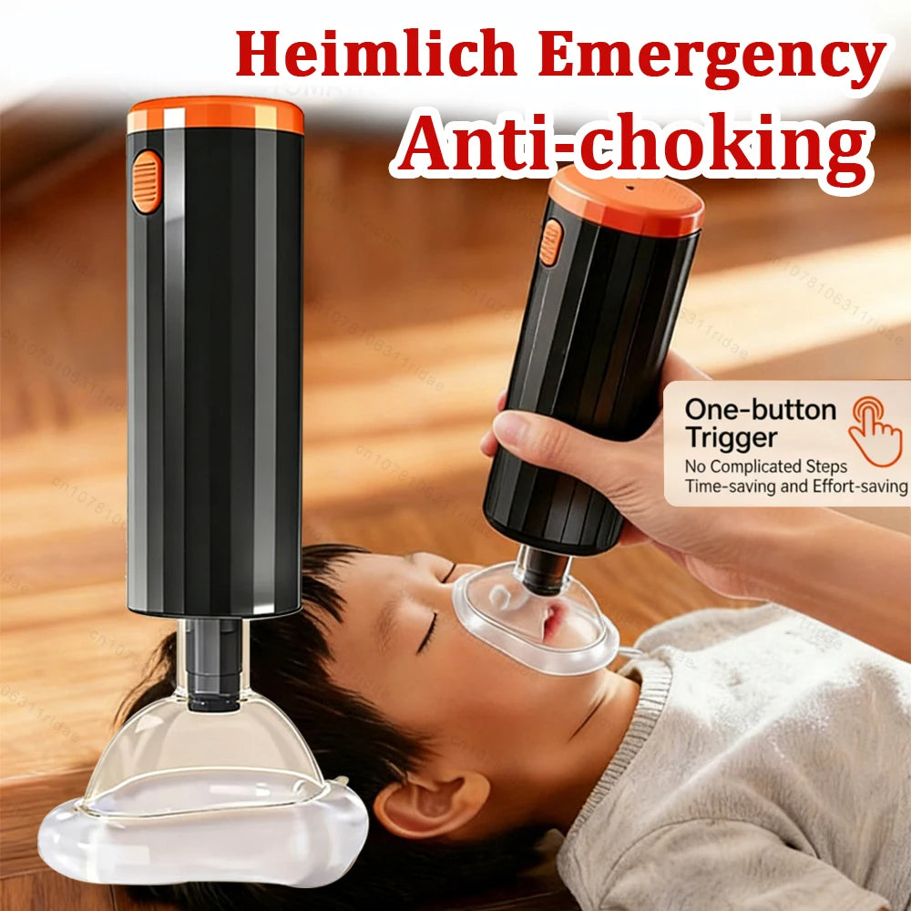 Auto Choking Rescue Device First Aid Kits Anti Choking Devices Emergency Suction Asphyxia Adults & Children CPR Rescue Device