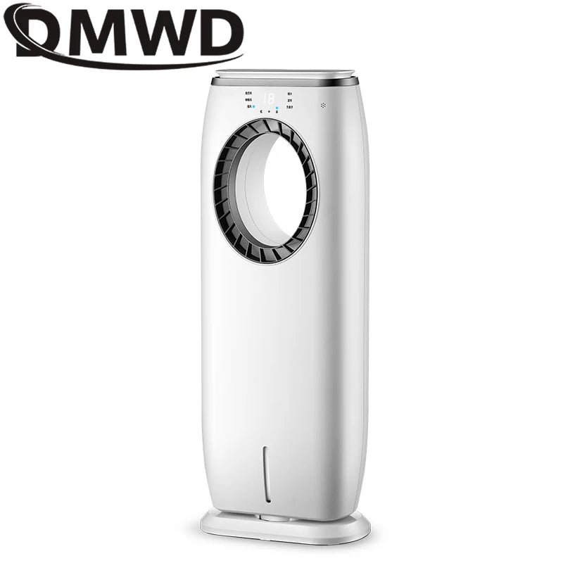 Water-Cooled Air Conditioning Fan Chiller Leafless Electric Refrigeration Cooling Remote Timer Humidifier Conditioner Cooler  EU