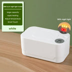Baby Wipe Warmer Heater with LED Display, Wet Towel Dispenser Portable USB Charge Baby Wipe Warmer Napkin Heating Box Home/Car