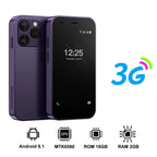 SERVO 15SE Super Mini Smartphone Android System 2GB+16GB Play Store Wifi Dual SIM 3.0" Small Pocket Cheap Smart Phones 3G WCDMA