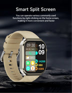 LIGE 2026 New AI Healthy Diagnose Smart Watch Blood Lipid Uric Acid Bluetooth Call Blood Pressure Health Smartwatch Men Women