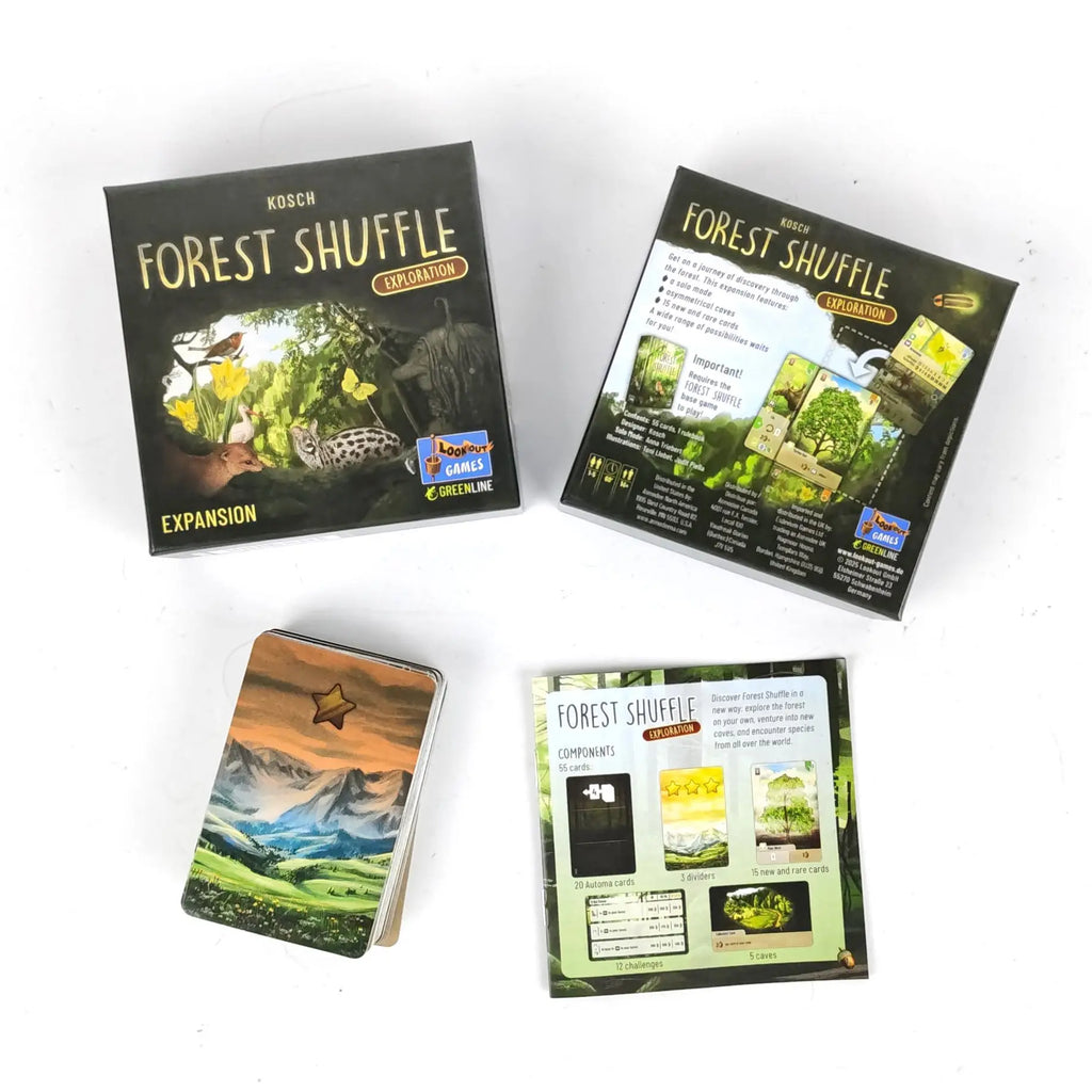 Forest Shuffle Card Game - Clever Strategy Game Fun Family Game for Kids and Adults - Woodland Edge、ALPINE、Expansion Game