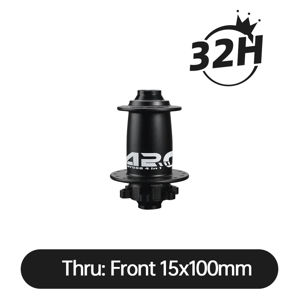 ARC MT088 MTB Hub 6 Pawls 180 Clicks Sealed Bearing Hub Front 9x100 15x100 Rear 10x135 12x142 Bicycle Cube 8 9 10 11 12 Speed
