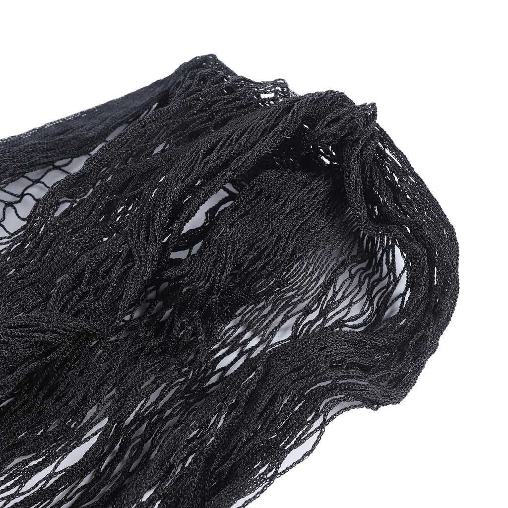 Golf Practice Net, High-Visibility Rhombic Mesh Net, 0.98*0.98In Mesh Hole Size 1.8-2mm Rope Thickness Black