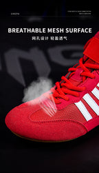 Professional Men Women Wrestling Boots 5 colors Boxing Shoes Couples Anti-Slippery Sneakers Mens Breathable Wrestling Boots