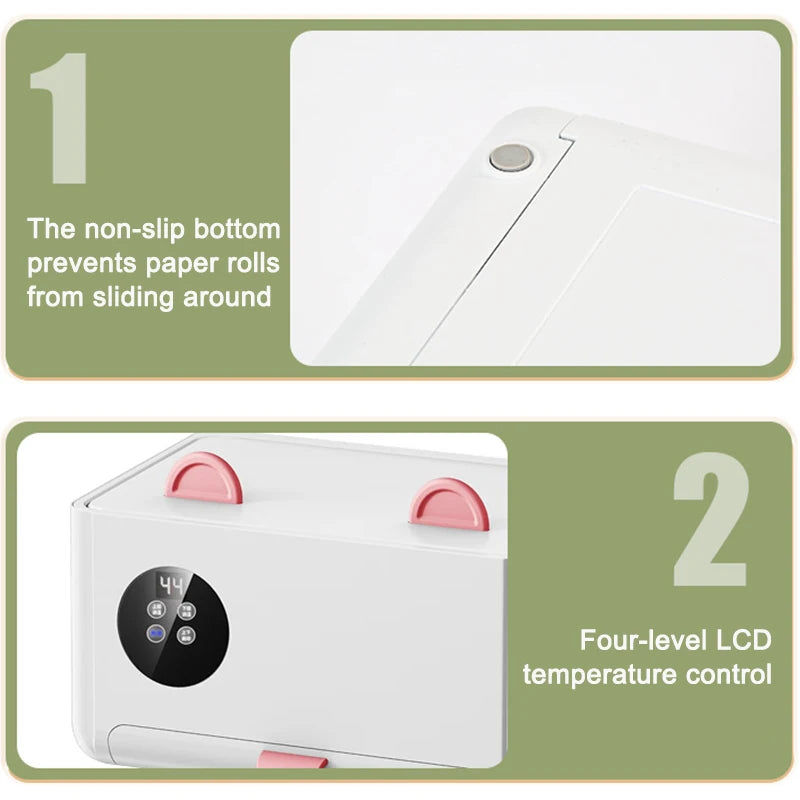 Baby Wet Wipes Heater Thermostat Tissue Paper Facial Mask Warmer Case Wet Towel Dispenser Thermal Napkin Heating Insulation Box