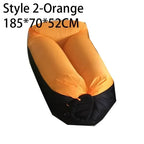 Outdoor Portable Inflatable Sofa Beach Lazy Air Sofa Folding Sleeping Bag Oxford Cloth Camping Furniture 190x70cm