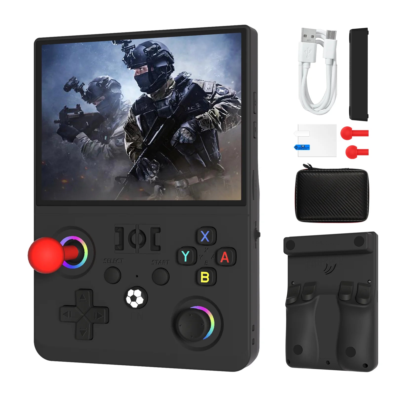 2026 Upgraded R36MAX2 Retro Handheld Game Console  4.5 Inch HD Screen 1024*768 Open Souce  Portable Pocket Video Game Player Main image