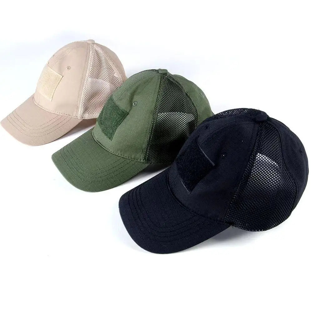 Outdoor Hunting Cap for Men Breathable Camouflage Tactical Army Fishing Camping Hiking Hat Camo Baseball Cap Running Sports Caps