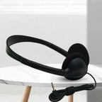 3.5mm Wired Computer Headphone No Microphone Gaming Headset Noise Canceling Sports MP3 Earphone Wired Stereo Headset Universal