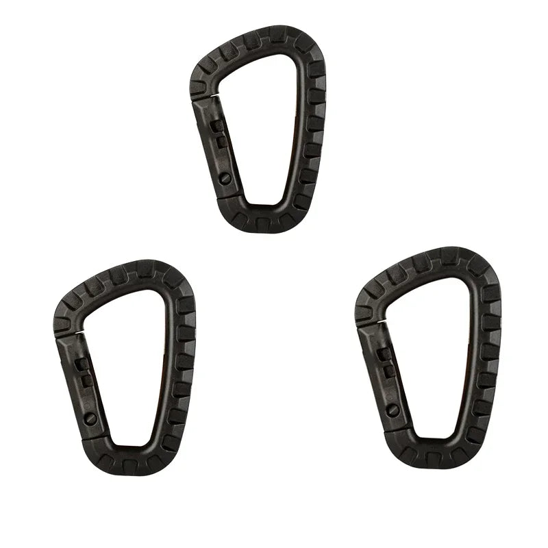 Tactical Carabiner Carabina Karabiner Clip Plastic Cadet Hiking Camping