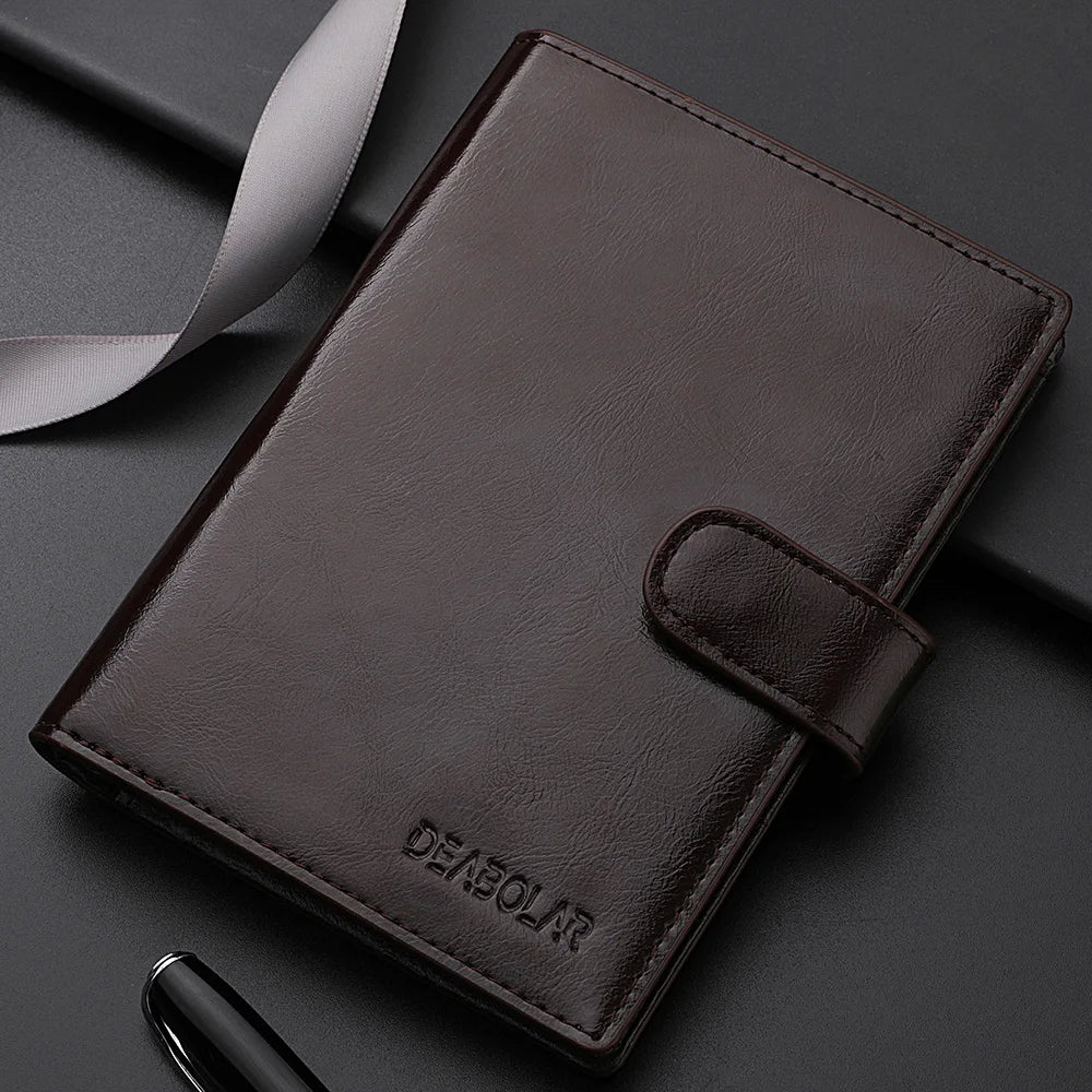 Stylish Travel Passport Bag Multi-Card Card Holder Portable Multi-Function Men's Wallet