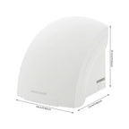 1200W Automatic Hand Dryer Wall Mounted Touchless Hand Dryer 40-65℃ Adjustable Bathroom Dryer for Home Restroom Office Hotel
