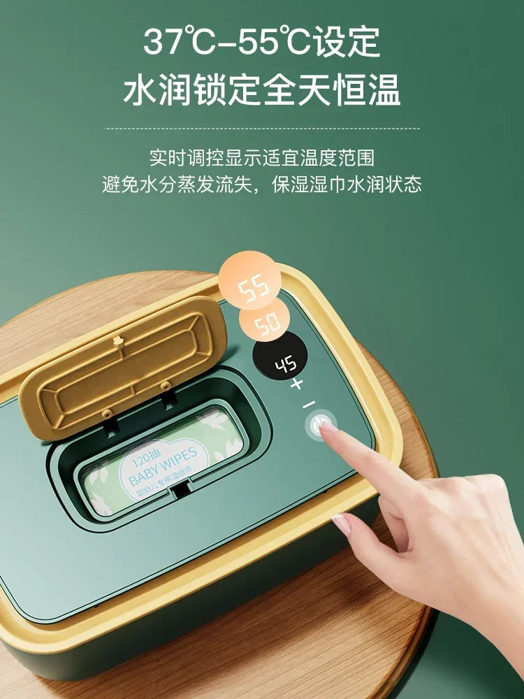 Baby wipes heater moisturizing constant temperature warm wet wipes machine portable baby wipes box warmer insulation
