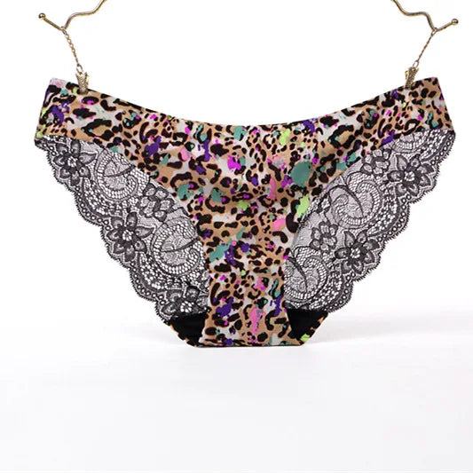 Woman Lace Panties Sexy Transparent Panty Low-Rise Cotton crotch Briefs Plus Size Ladies Underwear Intimates New Hot Sale