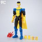 9L3D Superhero Team Invincible Boy Heroes Action Figure Lucky13 Dummy13 Multi-Colored T13 Multi-Jointed Collectible Toys Titan13