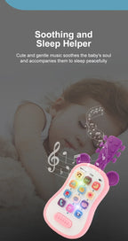 Baby Early Education Toys Guitar phone Sound Toys Kid Multi functional Music Phones Analog Phones story machine for Children