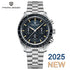 New PAGANI DESIGN Moon Men Watch Retro Luxury Quartz Watches For Men Stainless steel Sport waterproof Chronograph Man+With BOX