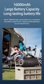 ZEALOT-S97 80W Portable Outdoor Bluetooth Speaker, HiFi Sound, Subwoofer, Dual Pairing, Fast Charging, 16000mAh Battery