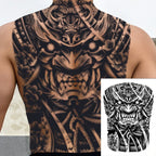 Magic Juice Ink Waterproof Tattoo Stickers Full Back Large Size Herbal Juice Temporary Tattoos Men Body Art Dragon Tiger