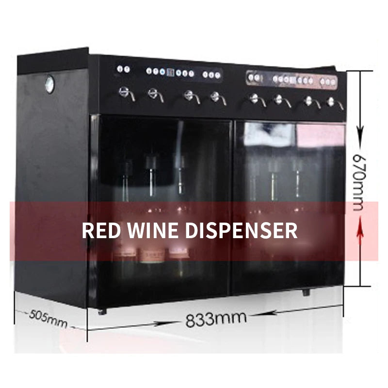 Commercial Nitrogen Preservation Wine Grater Dispenser Automatic Preservation Wine Refrigerator Red Wine Dispenser