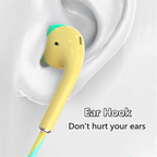 3.5mm Wired Headphones With Bass Earbuds Stereo Earphone Music Sport Gaming Headset With mic For Xiaomi IPhone Huawei Samsung