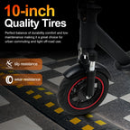Electric Scooter For Adults Max Speed 35Km/h Electric Scooter 500W (Peak 750W ) Adult Scooter Electric Kick Scooter