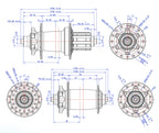 ARC MT088 MTB Hub 6 Pawls 180 Clicks Sealed Bearing Hub Front 9x100 15x100 Rear 10x135 12x142 Bicycle Cube 8 9 10 11 12 Speed