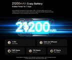 Ulefone Armor 29 Pro 5G AI Rugged Phone 6.67" 120Hz Up to 32GB RAM 512GB ROM 21200mAh 120W 64MP Night Vision Mobile Phone