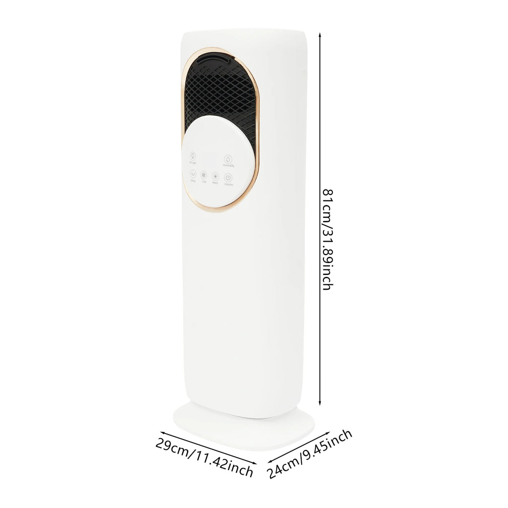 Portable Mini Air Conditioner Cooler Fan 4L Capacity 90° Rotatable 1-8H Timed On-Off Easy Maintenance for Home And Office Use