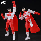 9L3D Superhero Team Invincible Boy Heroes Action Figure Lucky13 Dummy13 Multi-Colored T13 Multi-Jointed Collectible Toys Titan13
