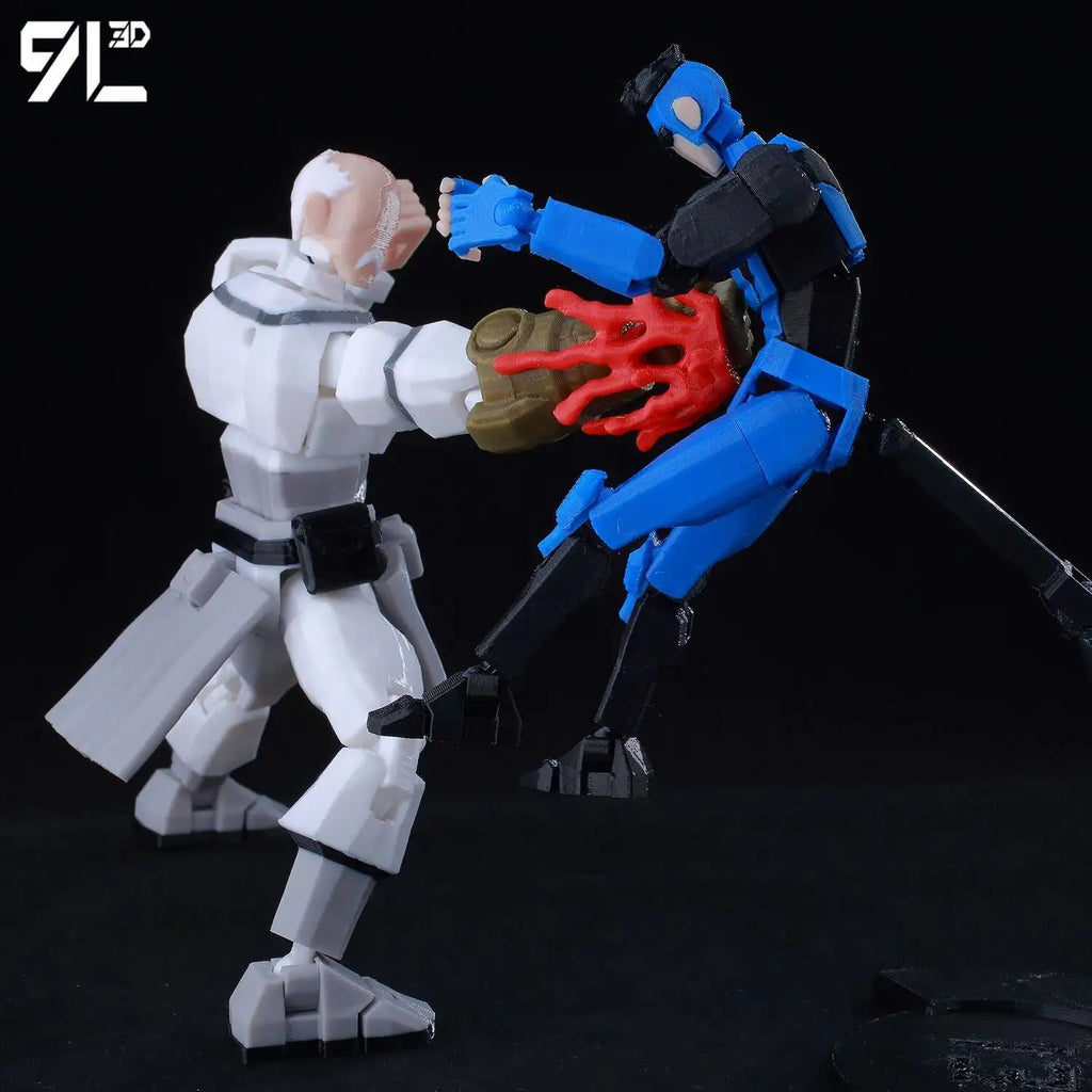 9L3D Lucky 13 Invincible Boy Conquer Omni Action Figure 3D Printed Anime Model Multi-Jointed Poseable Collectible Toy Gift Fan