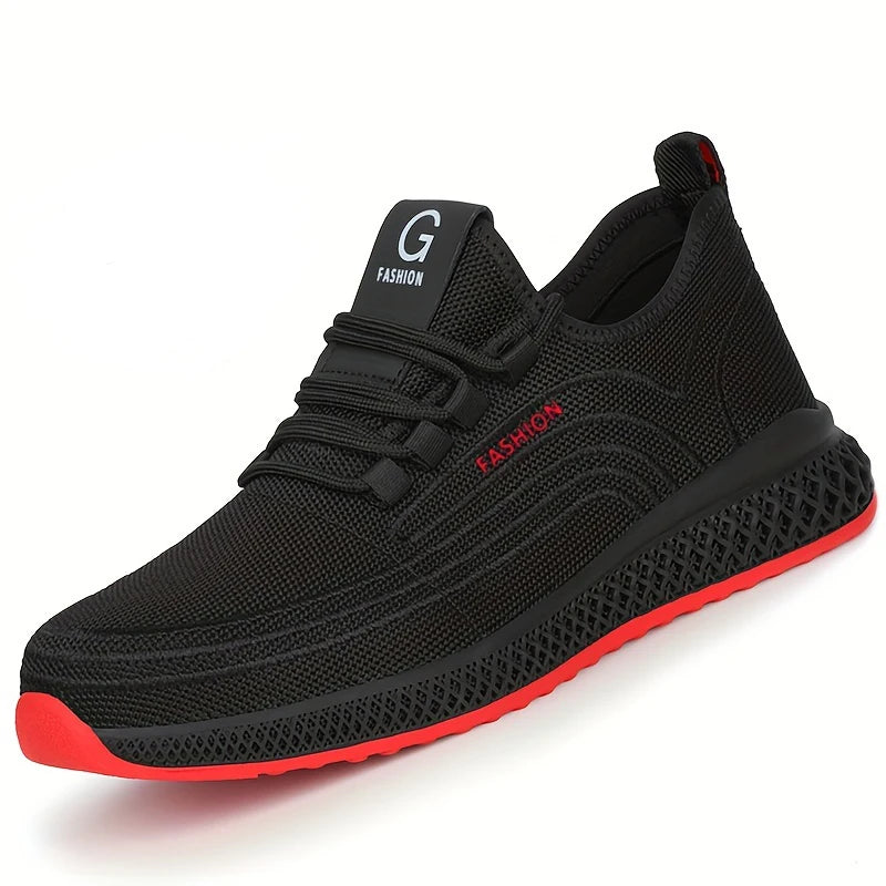 Puncture Proof Breathable Work Safety Boots Anti-stab Safety Shoes Men Steel Toe Shoes Man Construction Work Shoes Protective Sh