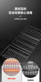 220V Royalstar Small Disinfection Cabinet Portable High Temperature Kitchen Commercial Household Desktop UV Sterilizer WAQ