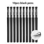 Gel Pens Set 0.5mm Black Blue Red Refill Gel Pen Bullet Tip School & Office Supplies Stationery Kawaii Accessories Stationery