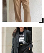 Ladies leather belt; cowhide versatile decoration for suit waist belt; retro simple high-end black ins style denim belt.