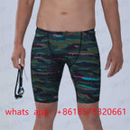 Zootekoi Men Swimwear Training Swim Shorts Beach Trunks Swimming Pants Swimsuit Jammer Summer Sports Surf Pantalones Shorts 2024