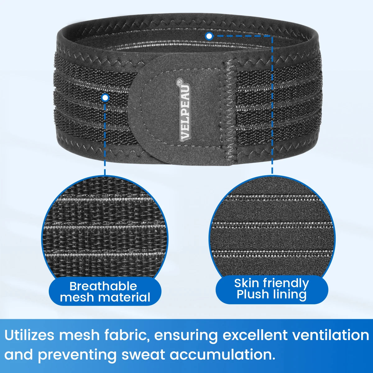 VELPEAU Baby Belly Hernia Belt with 3 Compression Pads, Umbilical Hernia Band Belly Button Abdominal Binder for Infant Newborn Secondary image