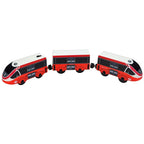 Locomotive Magnetic Car Electric Train Toys Fit All Brand Biro Wooden Diecast Slot Train Track Railway Educational Toys For Kids