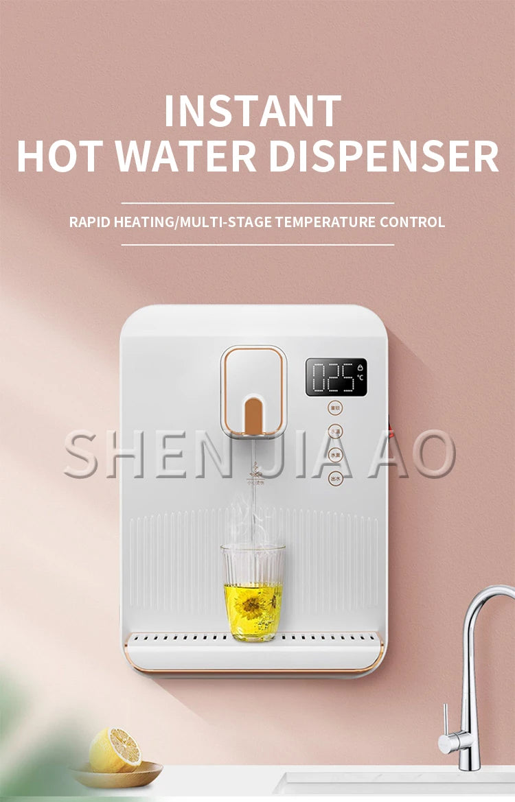 TY-LDR1738W Pipeline Machine Wall-mounted Household Icy&warm&hot Instant Hot Water Dispenser 2200W