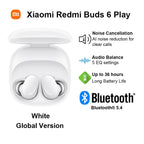 Xiaomi Redmi Buds 6 Play Wireless Bluetooth Earphone, AI Noise Reduction, Touch control Wireless Earphone, Long Endurance BT5.4