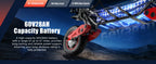 FREEBOY H10 E-Scooter Gift Toolbox 6000W Dual Motor 60V 28AH Battery Speed 75km/h 12" Tires Electric Scooter Hydraulic Braking
