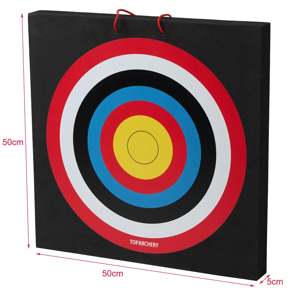 Toparchery 50x50x5cm EVA Archery Target High Density Durable Foam Shooting Target for Professional Hunting Training Equipment
